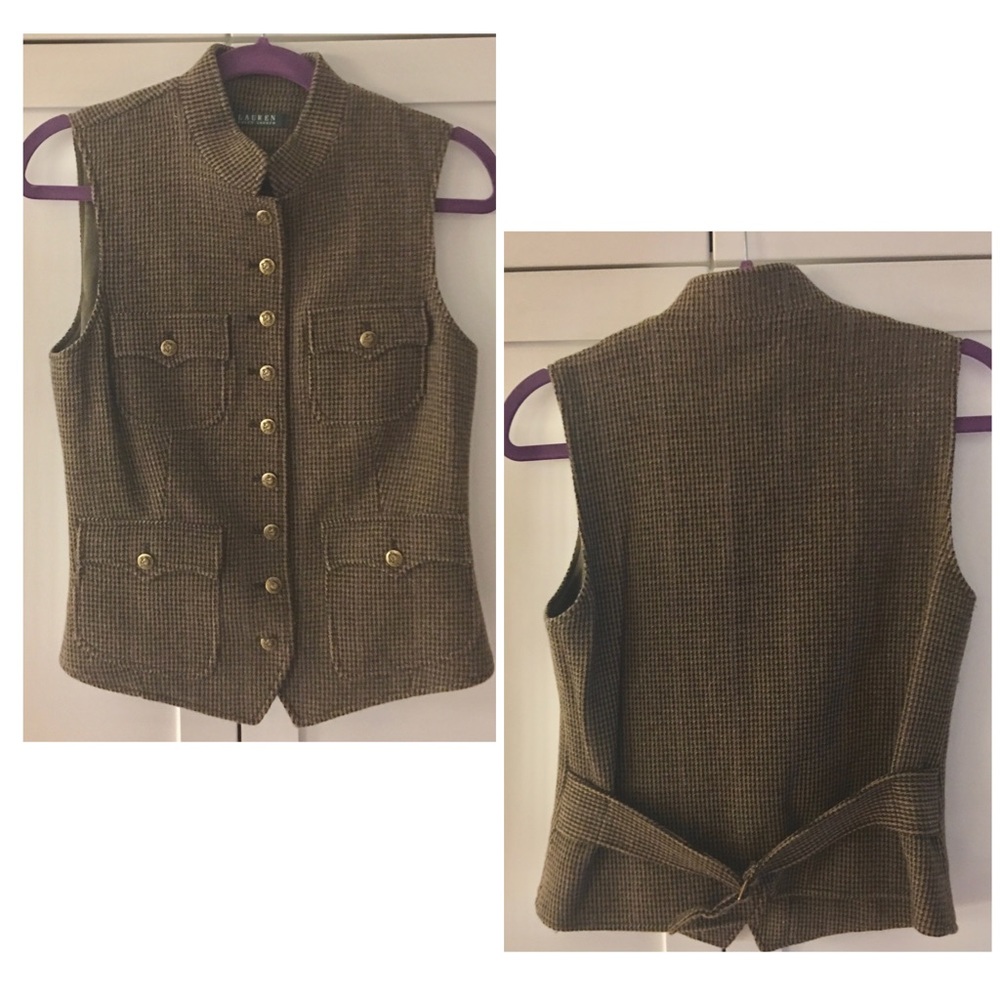 Ralph Lauren Tweed Vest